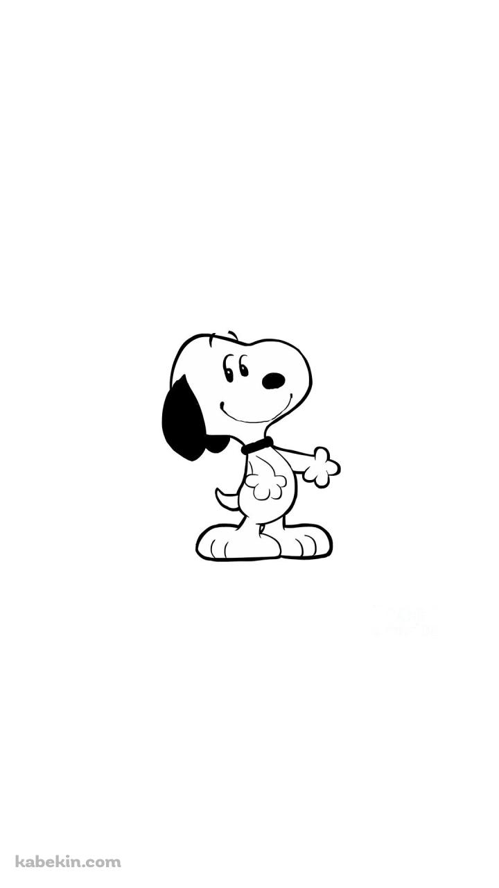 スヌーピー / Snoopy / 白 / シンプルのAndroidの壁紙(720px x 1280px) スマホ用