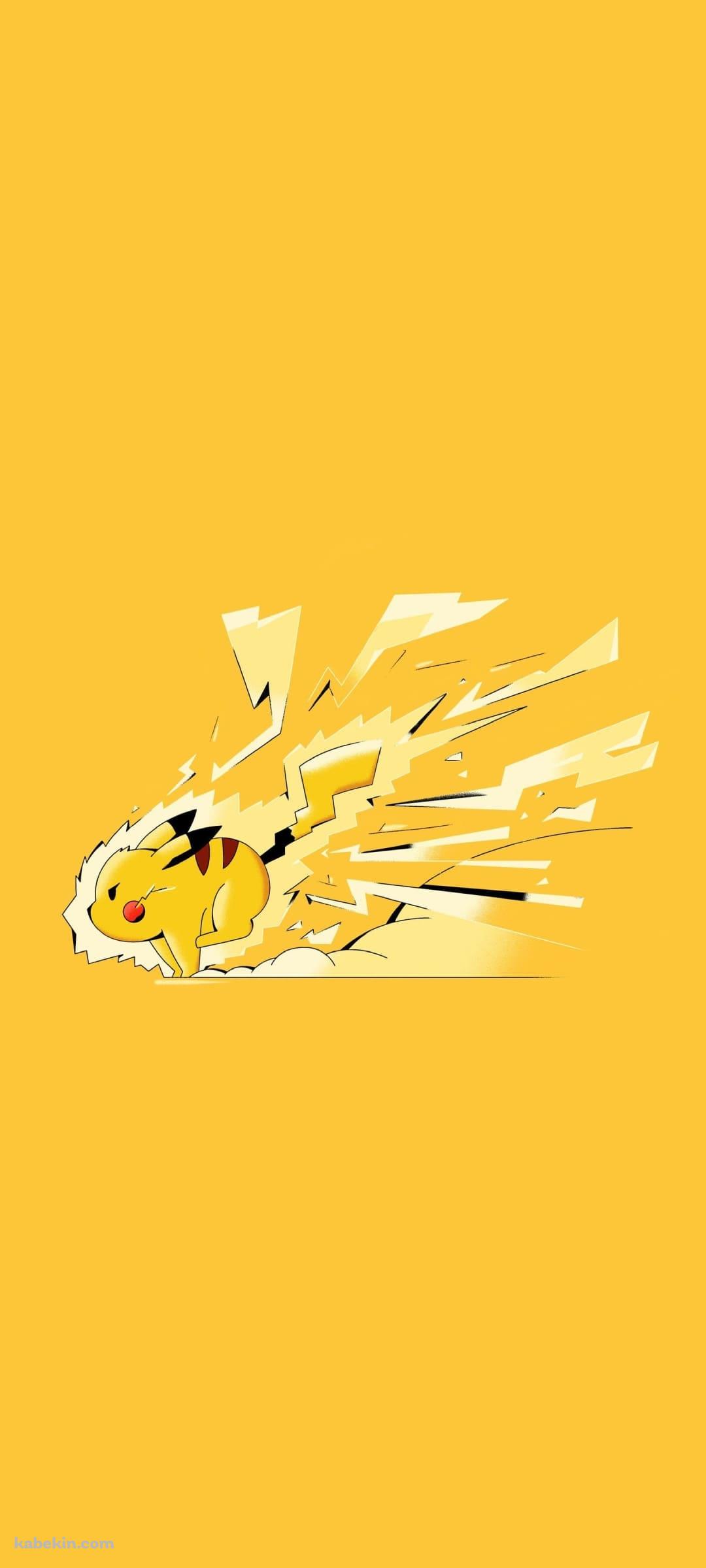 走るピカチュウ / ポケモンのAndroidの壁紙(1080px x 2400px) スマホ用