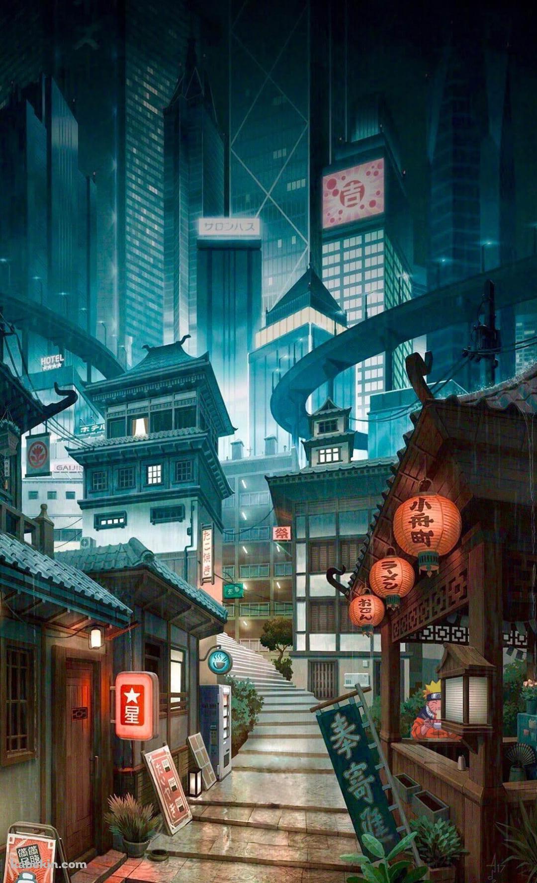 NARUTO -ナルト- / 木の葉隠れの隠れ里 / ラーメン / 一楽のAndroidの壁紙(1080px x 1776px) スマホ用