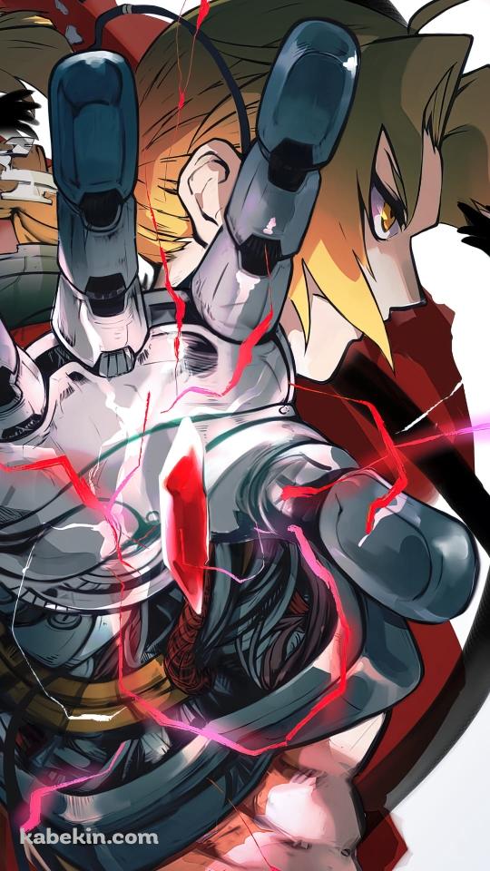 鋼の錬金術師 FULLMETAL ALCHEMIST / めちゃくちゃかっこいいエドワード・エルリック / ハガレン / ファンアートのAndroidの壁紙(540px x 960px) スマホ用