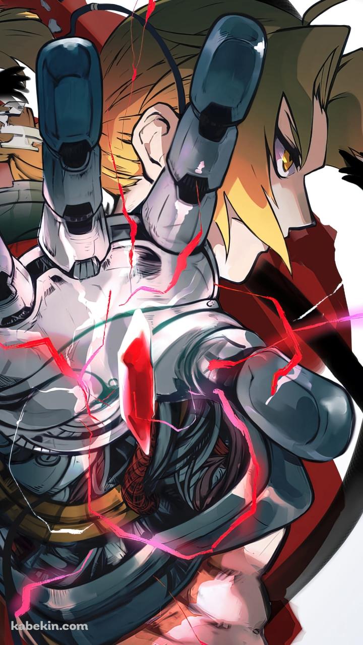 鋼の錬金術師 FULLMETAL ALCHEMIST / めちゃくちゃかっこいいエドワード・エルリック / ハガレン / ファンアートのAndroidの壁紙(720px x 1280px) スマホ用