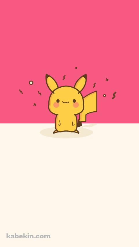 かわいいピカチュウ / ポケモン / ポケットモンスター / ピンクのAndroidの壁紙(480px x 854px) スマホ用