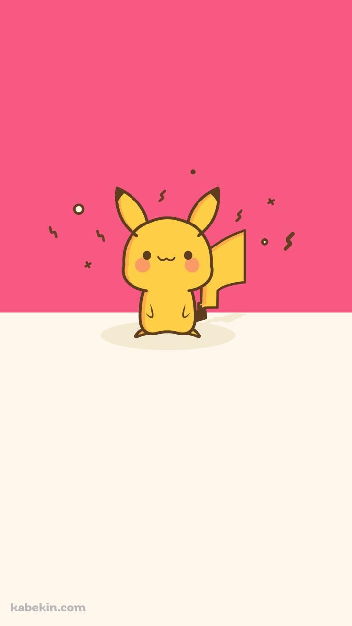 かわいいピカチュウ / ポケモン / ポケットモンスター / ピンクのAndroidの壁紙(720px x 1280px) スマホ用