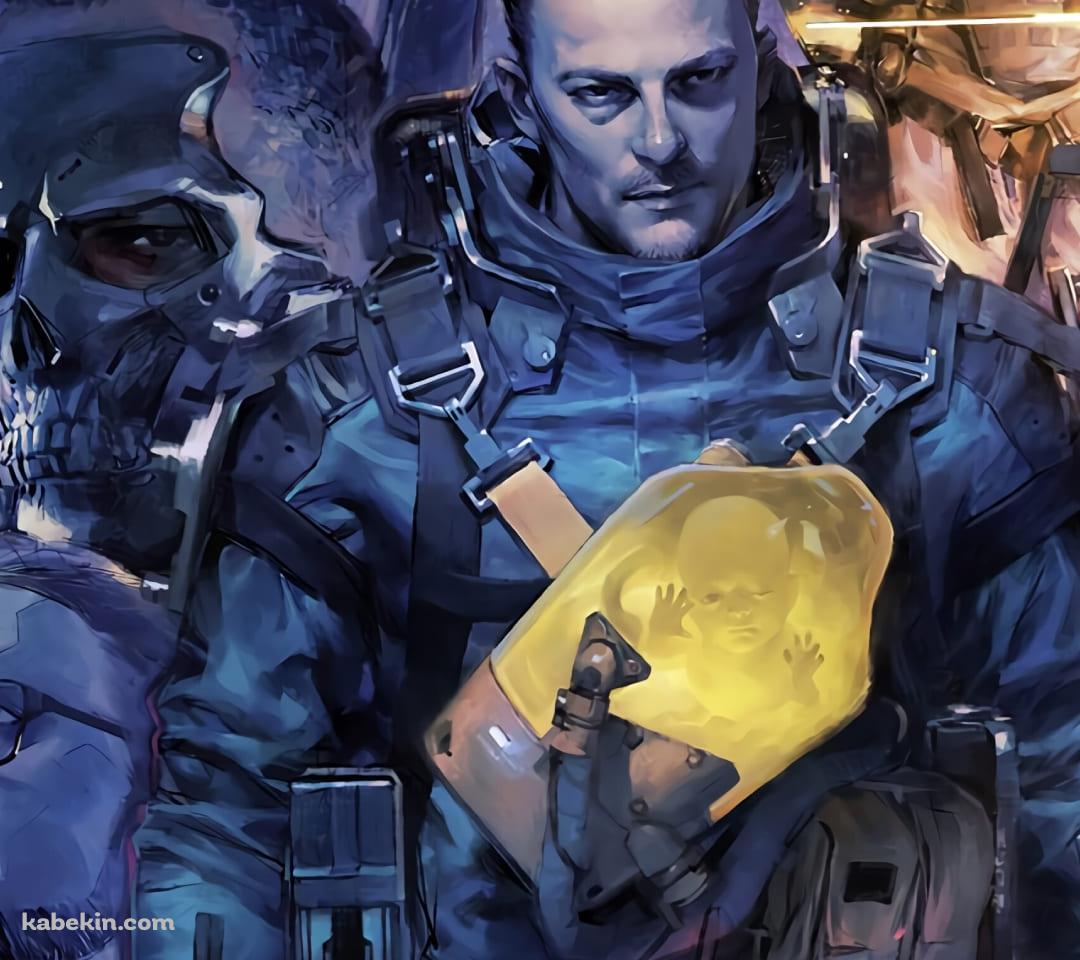 DEATH STRANDING / デスストランディング / サム・ポーター・ブリッジズ / フラジャイル / クリフ / ダイハードマンのAndroidの壁紙(1080px x 960px) スマホ用