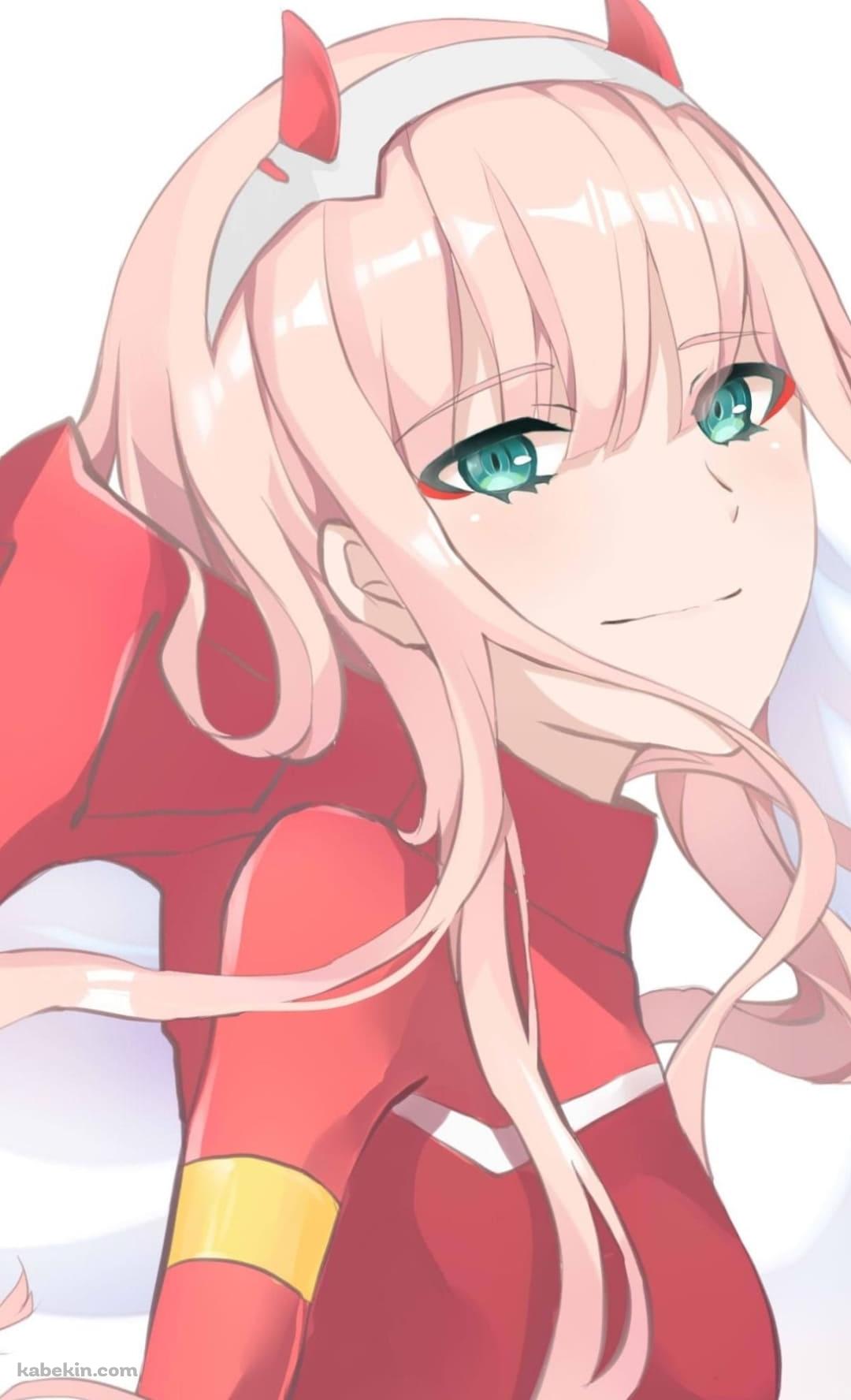 Darling In The Franxx / ダーリン・イン・ザ・フランキス / かわいいゼロツー Code:002 / ファンアートのAndroidの壁紙(1080px x 1776px) スマホ用