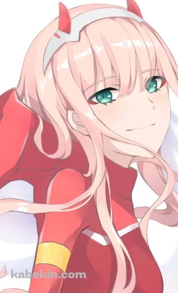 Darling In The Franxx / ダーリン・イン・ザ・フランキス / かわいいゼロツー Code:002 / ファンアートのAndroidの壁紙(360px x 592px) スマホ用