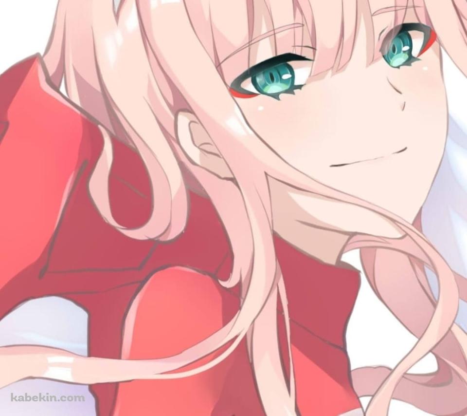 Darling In The Franxx / ダーリン・イン・ザ・フランキス / かわいいゼロツー Code:002 / ファンアートのAndroidの壁紙(960px x 854px) スマホ用