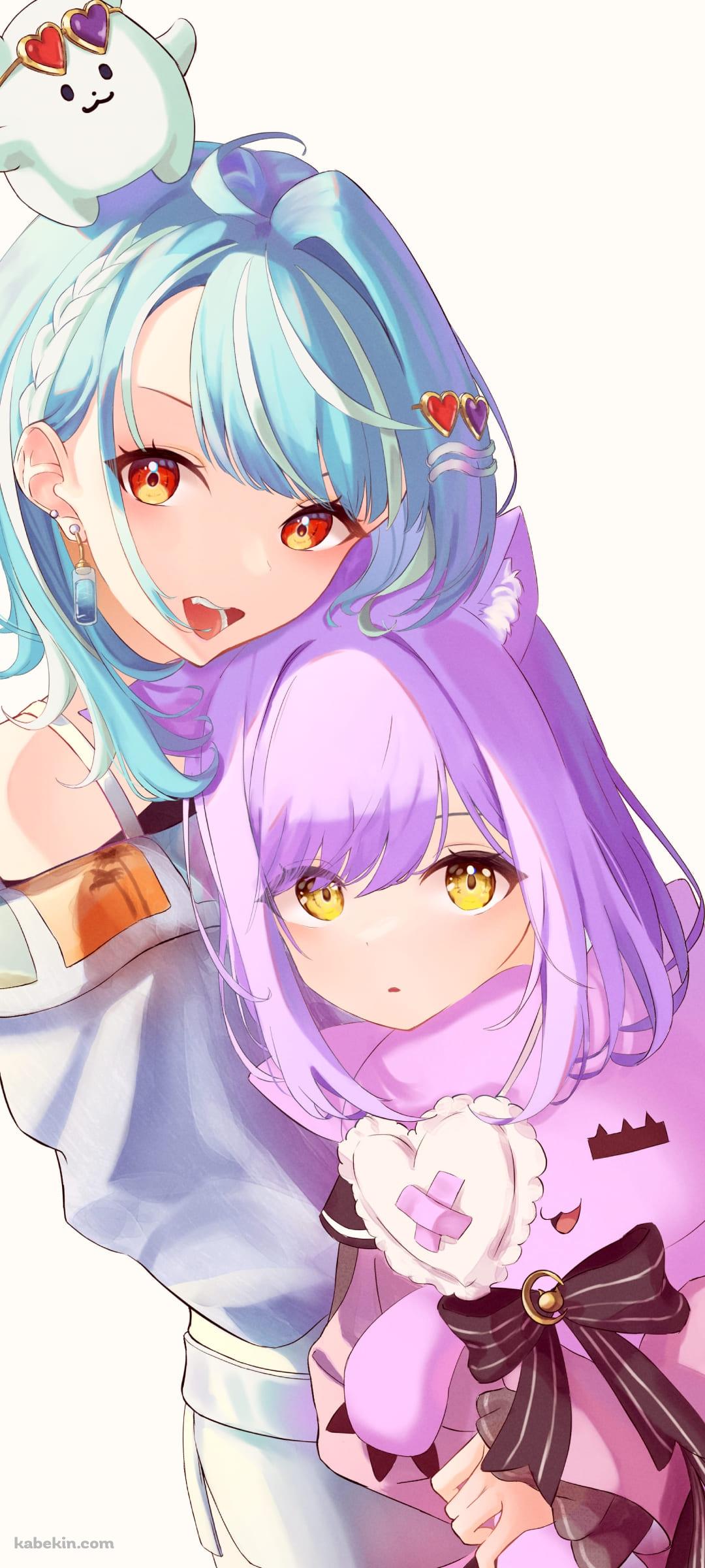 かわいい白波らむね / 紫宮 るな / ぶいすぽっ！のAndroidの壁紙(1080px x 2400px) スマホ用