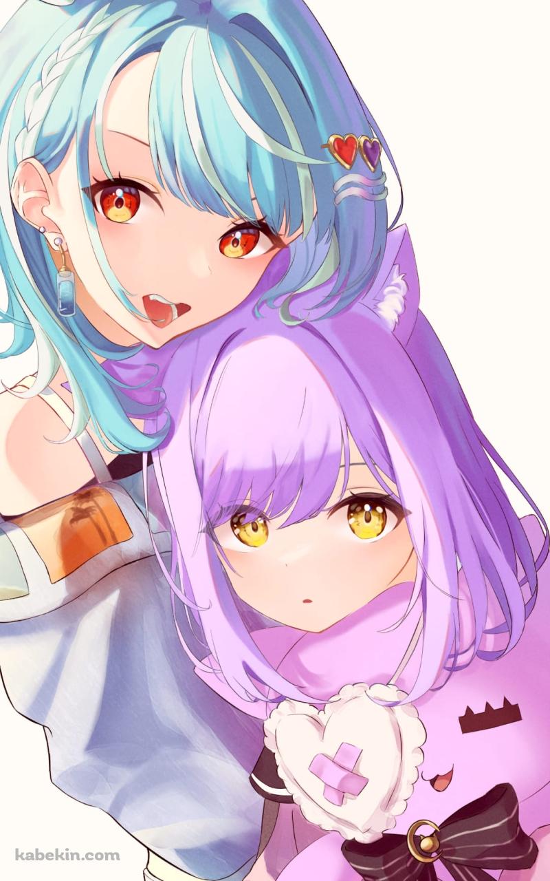 かわいい白波らむね / 紫宮 るな / ぶいすぽっ！のAndroidの壁紙(800px x 1280px) スマホ用