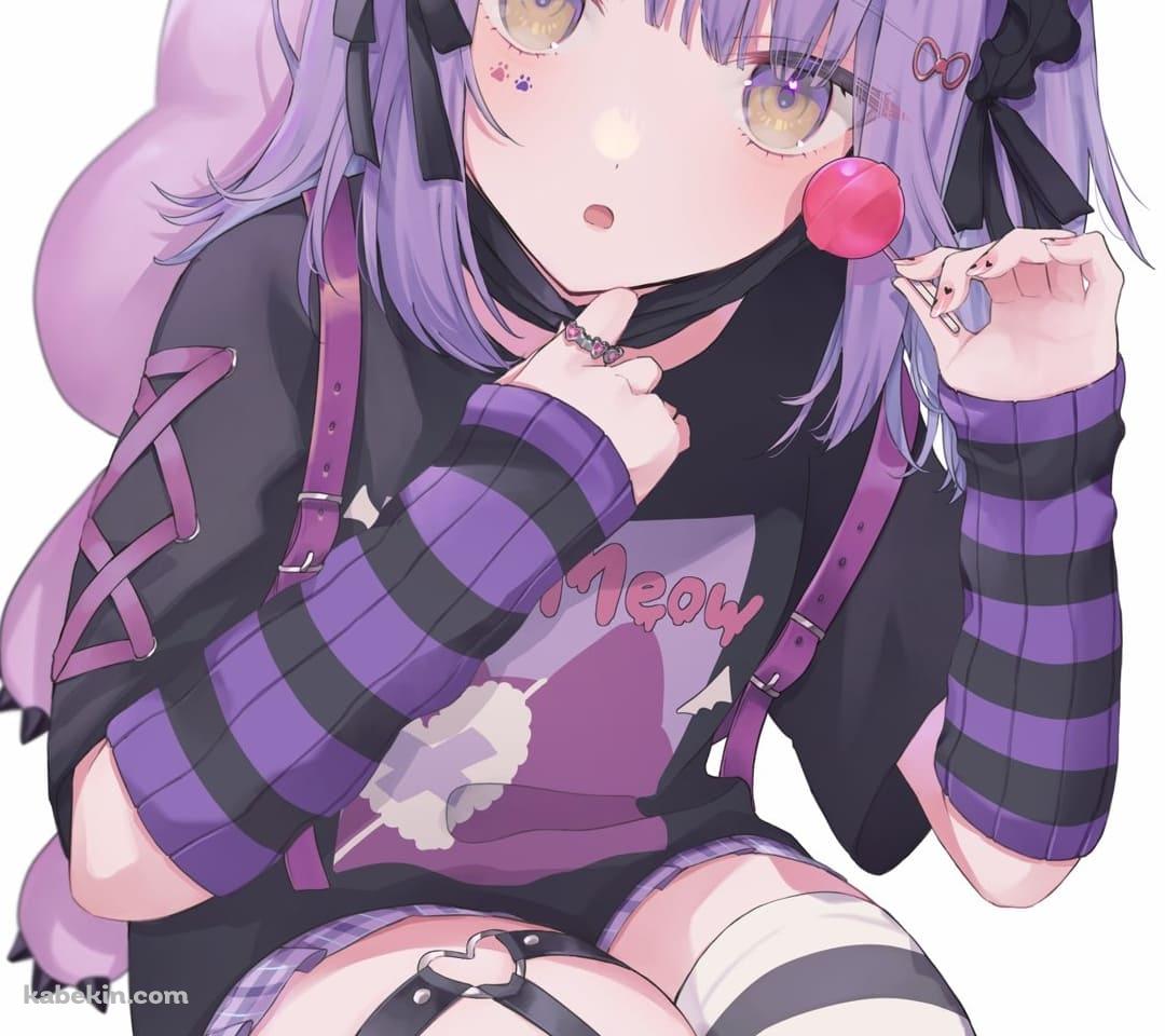 かわいい紫宮るな / ぶいすぽっ！ / バーチャルライバーのAndroidの壁紙(1080px x 960px) スマホ用
