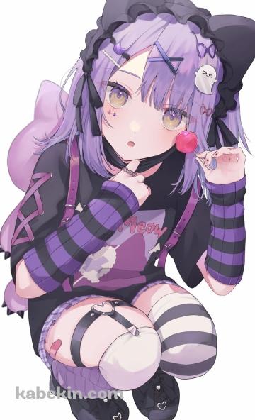 かわいい紫宮るな / ぶいすぽっ！ / バーチャルライバーのAndroidの壁紙(360px x 592px) スマホ用