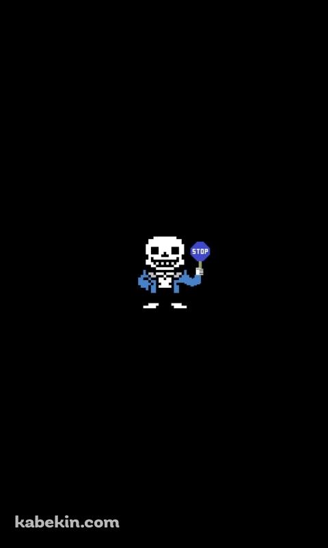 STOP / UNDERTALE / アンダーテールのAndroidの壁紙(480px x 800px) スマホ用