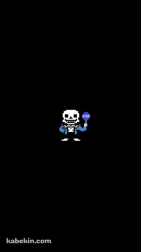STOP / UNDERTALE / アンダーテールのAndroidの壁紙(480px x 854px) スマホ用