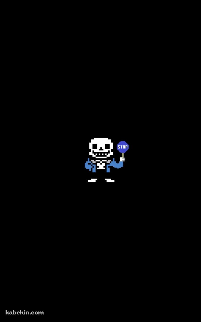 STOP / UNDERTALE / アンダーテールのAndroidの壁紙(800px x 1280px) スマホ用