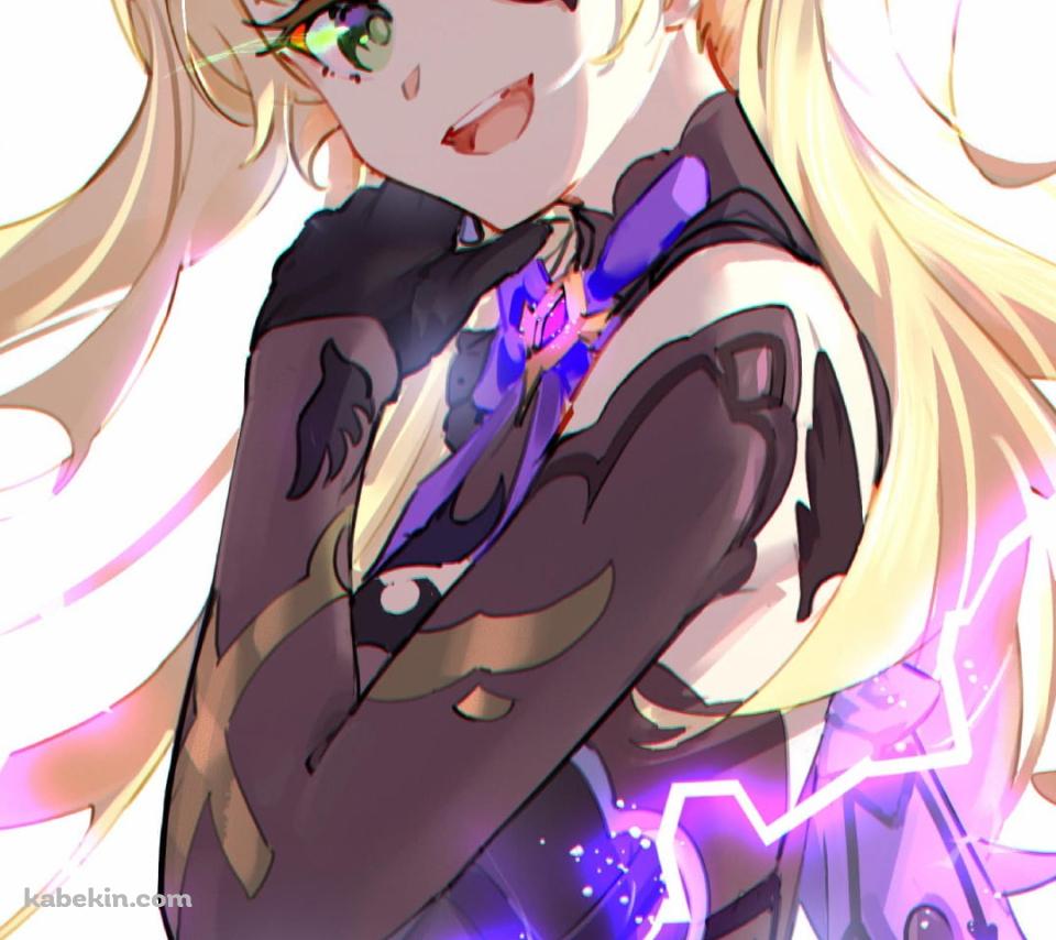 Fischl / フィッシュル・ヴォン・ルフシュロス・ナフィードット / 原神インパクトのAndroidの壁紙(960px x 854px) スマホ用