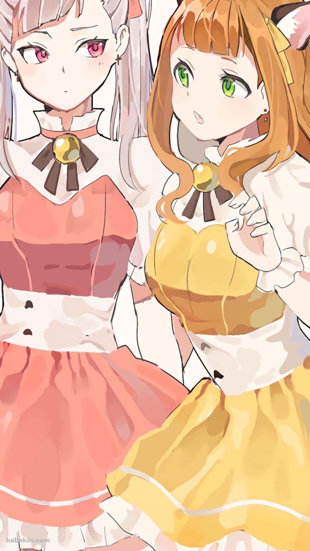 ミモザ・バーミリオン / ノエル・シルバ / かわいい / 猫耳 / ブラッククローバー / Black CloverのAndroidの壁紙(1080px x 1920px) スマホ用