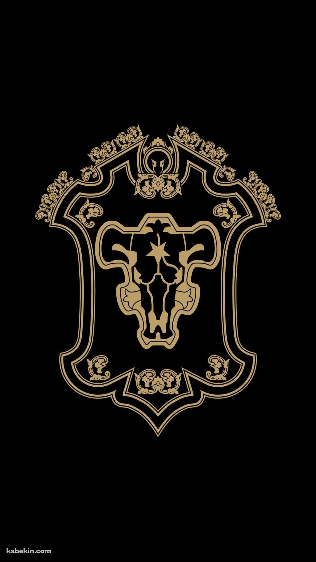 黒の暴牛 / 紋章 / ブラッククローバー / Black CloverのAndroidの壁紙(1080px x 1920px) スマホ用
