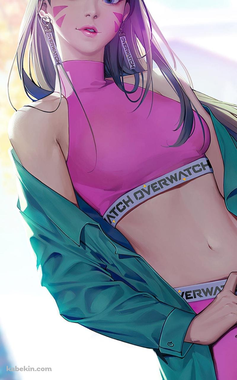 かわいいD.Va / オーバーウォッチ / OverwatchのAndroidの壁紙(800px x 1280px) スマホ用