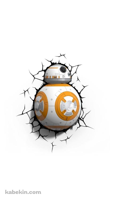 BB-8 / スターウォーズ フォースの覚醒のAndroidの壁紙(480px x 854px) スマホ用