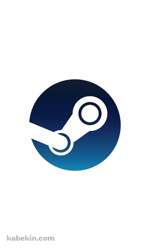 Steam ロゴのAndroidの壁紙(480px x 800px) スマホ用