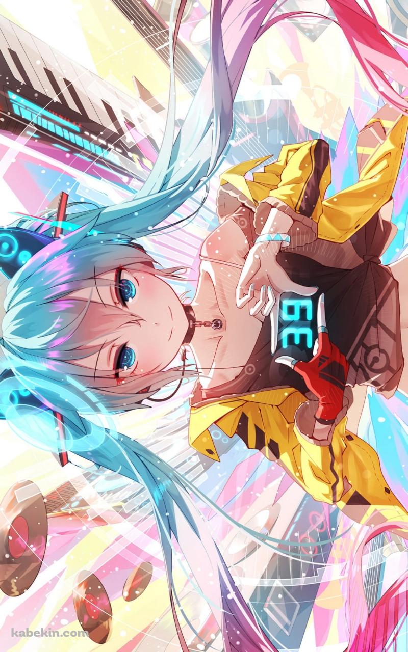 めちゃくちゃかわいい初音ミク / ボーカロイド / レコード / エレキギター / キーボード / 39のAndroidの壁紙(800px x 1280px) スマホ用
