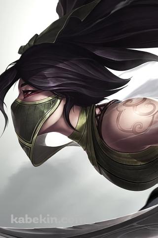 かっこいいアカリ / Akali / League of Legends / LoLのAndroidの壁紙(320px x 480px) スマホ用