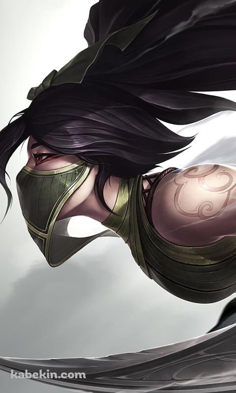 かっこいいアカリ / Akali / League of Legends / LoLのAndroidの壁紙(480px x 800px) スマホ用