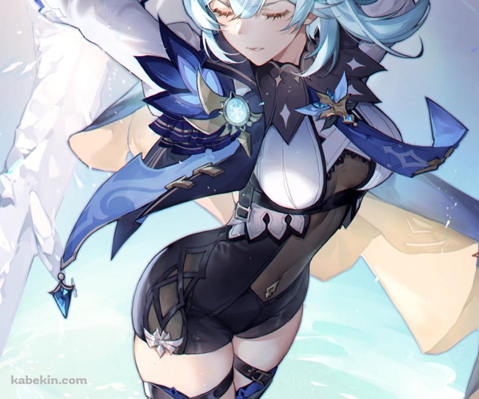 綺麗なエウルア / Eula / 原神 / GenshinのAndroidの壁紙(960px x 800px) スマホ用