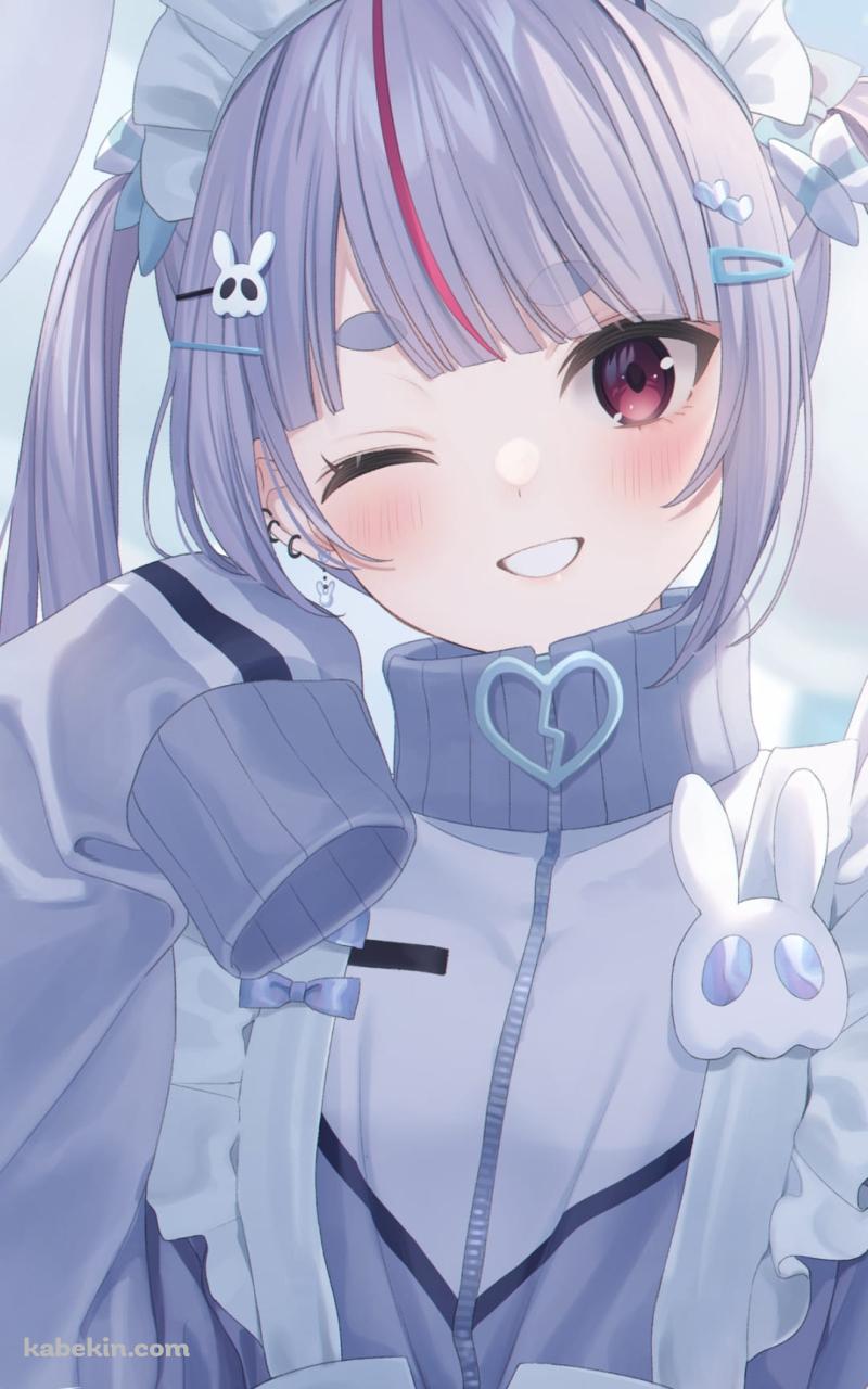 かわいい兎咲ミミ / ぶいすぽっ！/ ファンアートのAndroidの壁紙(800px x 1280px) スマホ用