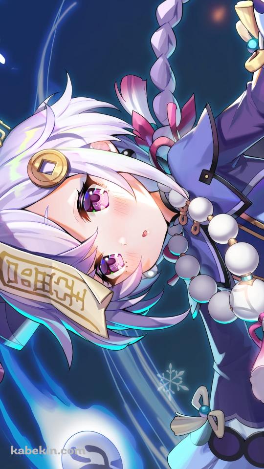 七七(ナナ) / かわいい / qiqi / 法鈴座 / 原神のAndroidの壁紙(540px x 960px) スマホ用