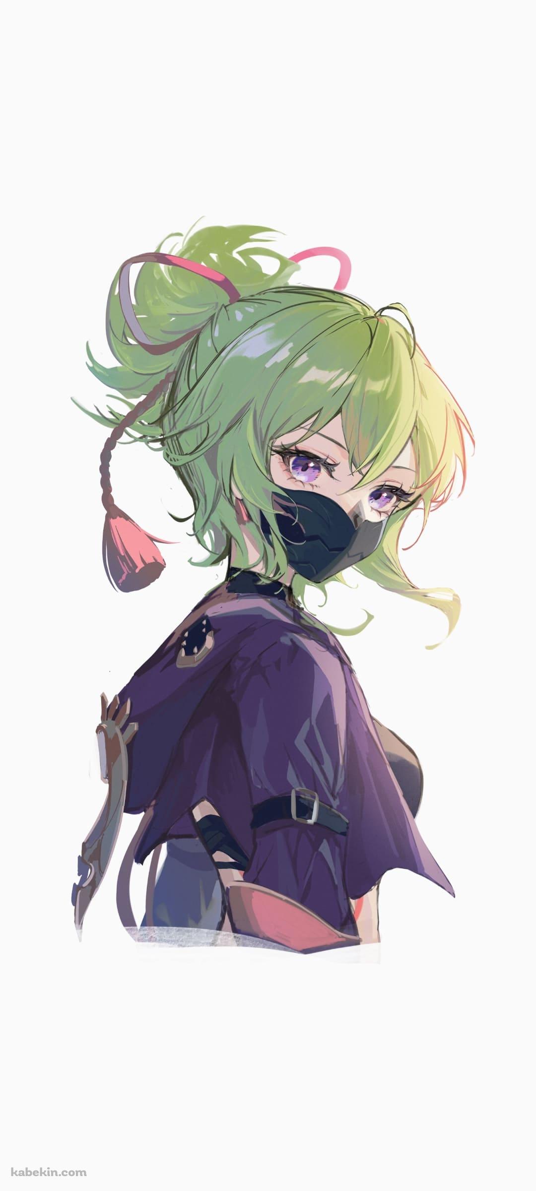 かっこいい久岐忍(くきしのぶ) / 雷 / 原神 / ファンアートのAndroidの壁紙(1080px x 2400px) スマホ用