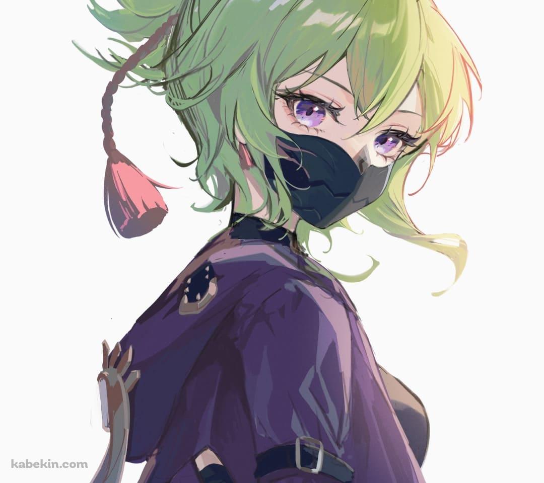 かっこいい久岐忍(くきしのぶ) / 雷 / 原神 / ファンアートのAndroidの壁紙(1080px x 960px) スマホ用