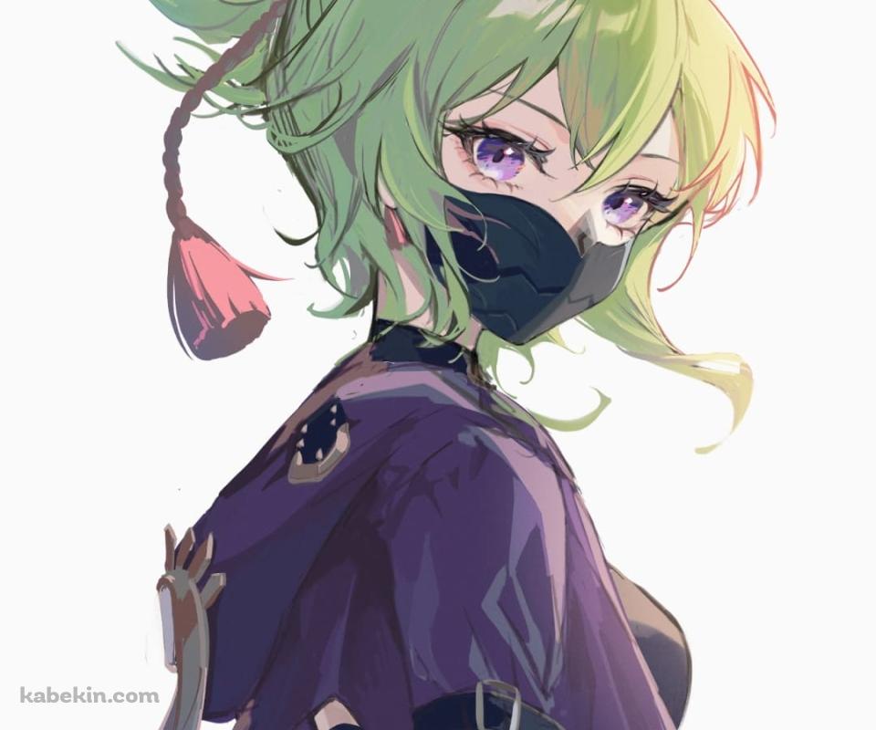 かっこいい久岐忍(くきしのぶ) / 雷 / 原神 / ファンアートのAndroidの壁紙(960px x 800px) スマホ用