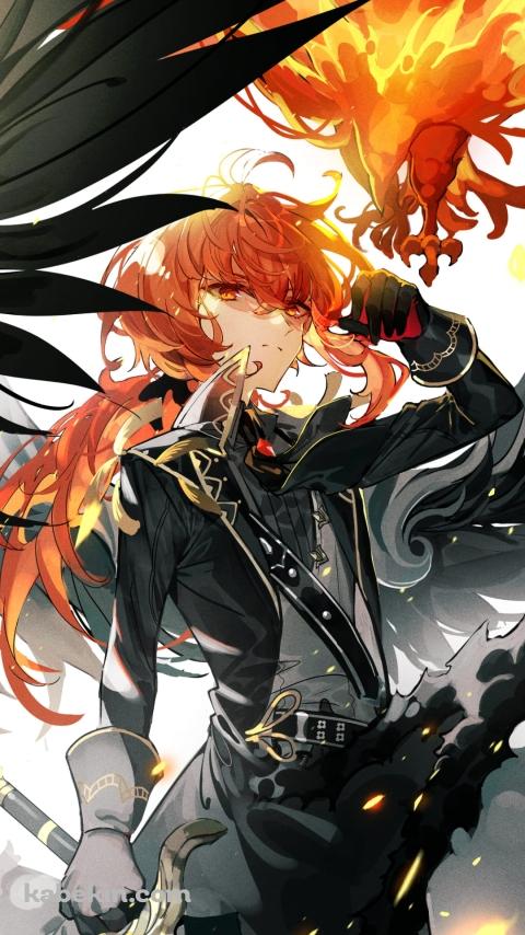 かっこいいディルック / アカツキワイナリー / 声優：小野賢章 / 原神のAndroidの壁紙(480px x 854px) スマホ用
