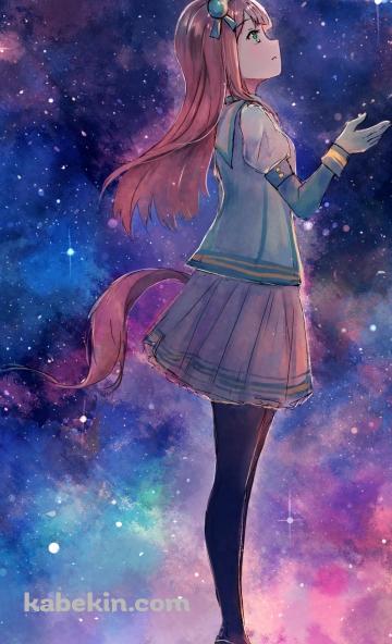 銀河とサイレンススズカ / ウマ娘 / ファンアートのAndroidの壁紙(360px x 592px) スマホ用
