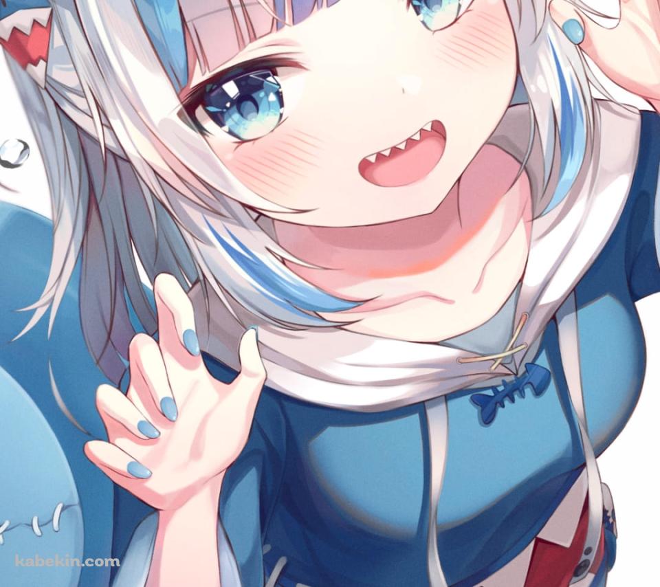かわいいがうる・ぐら / ハイアングル / ホロライブ / バーチャルユーチューバー / ファンアートのAndroidの壁紙(960px x 854px) スマホ用