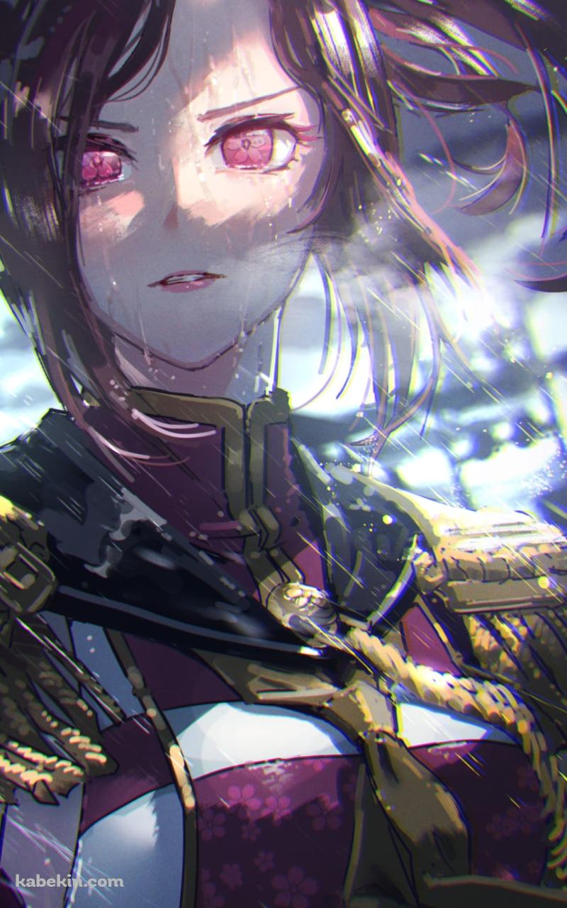 雨の中のサクラバクシンオー / ウマ娘 / ファンアートのAndroidの壁紙(800px x 1280px) スマホ用