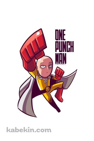 かわいいサイタマ / ファンアート / ワンパンマン / ONE PUNCH MANのAndroidの壁紙(320px x 480px) スマホ用