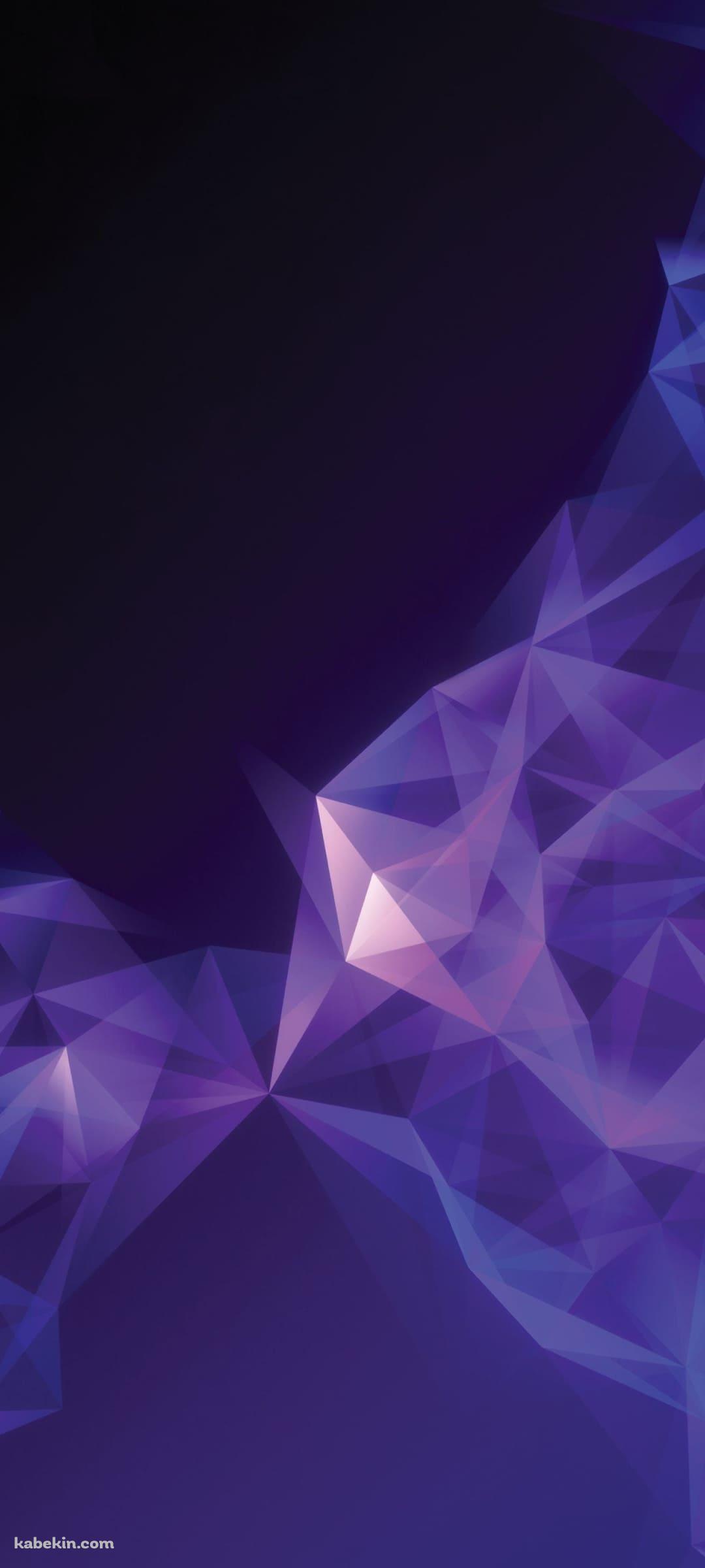 Samsung Galaxy S9 Plus / 綺麗な紫のAndroidの壁紙(1080px x 2400px) スマホ用