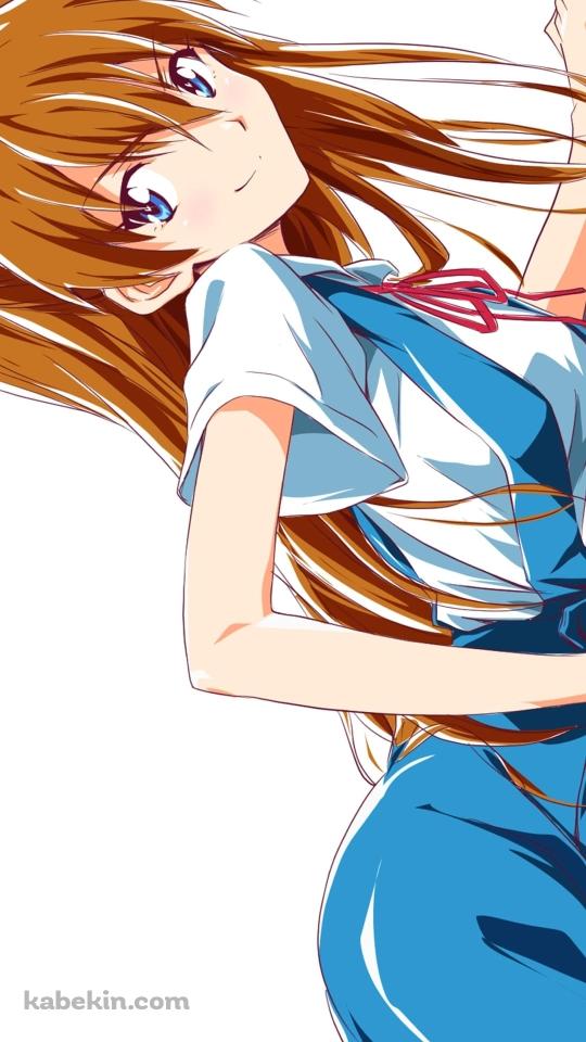 新世紀エヴァンゲリオン / NEON GENESIS EVANGELION / かわいい惣流・アスカ・ラングレー / イラスト / ファンアートのAndroidの壁紙(540px x 960px) スマホ用