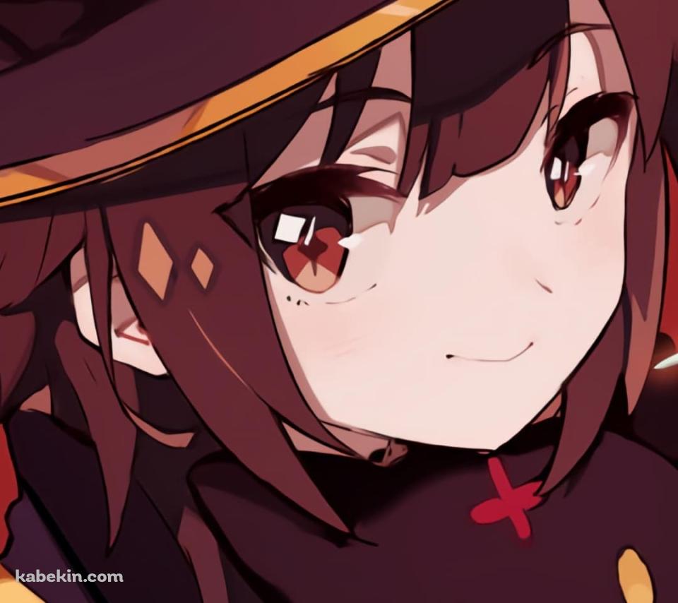 この素晴らしい世界に爆焔を! / この素晴らしい世界に祝福を！ / このすば / めぐみん / かわいい / ファンアート / イラストのAndroidの壁紙(960px x 854px) スマホ用