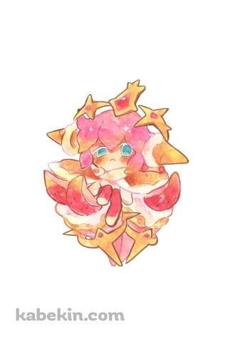 ストロベリークレープクッキー / クッキーランキングダムのAndroidの壁紙(320px x 480px) スマホ用