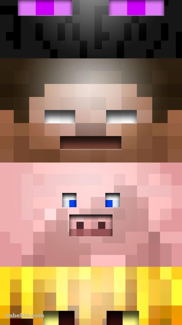 マイクラ / キャラクターの顔のAndroidの壁紙(720px x 1280px) スマホ用