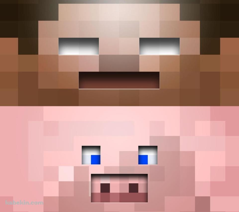 マイクラ / キャラクターの顔のAndroidの壁紙(960px x 854px) スマホ用