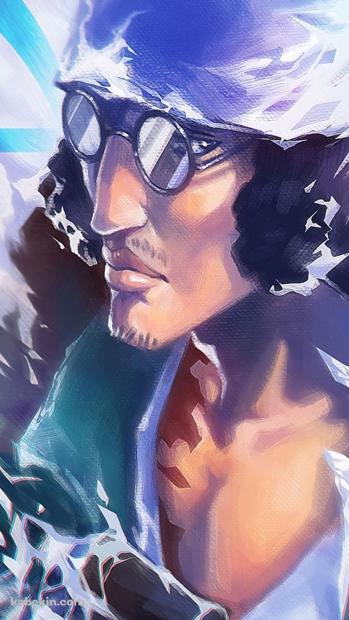 クザン / 青キジ / ヒエヒエの実 / ONE PIECEのAndroidの壁紙(720px x 1280px) スマホ用