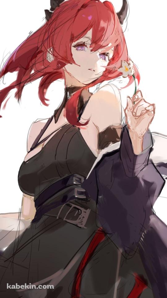 スルト / アークナイツ / Arknights / ラフスケッチのAndroidの壁紙(540px x 960px) スマホ用