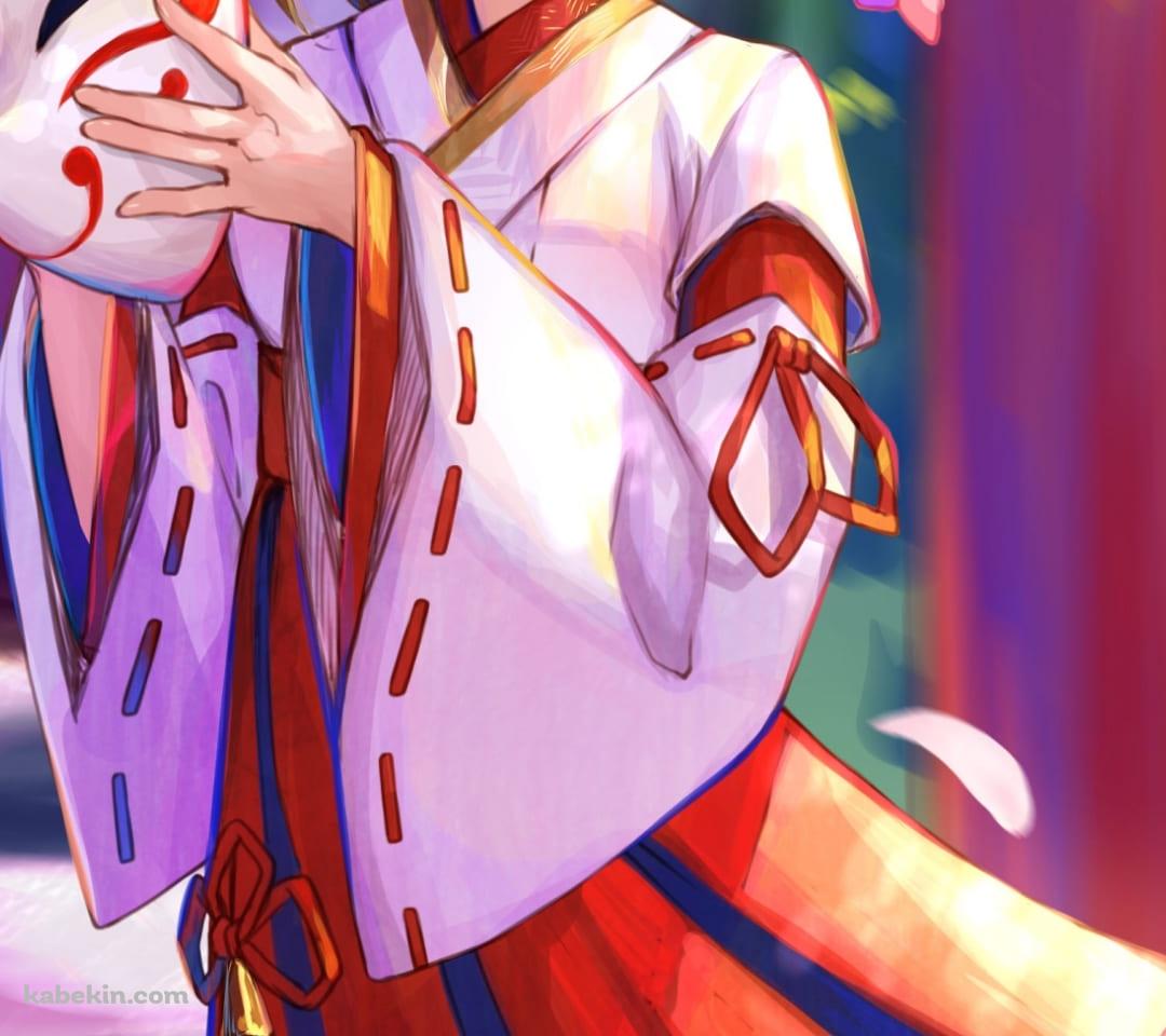 花散里 / 神櫻大祓 / 巫女 / 原神のAndroidの壁紙(1080px x 960px) スマホ用