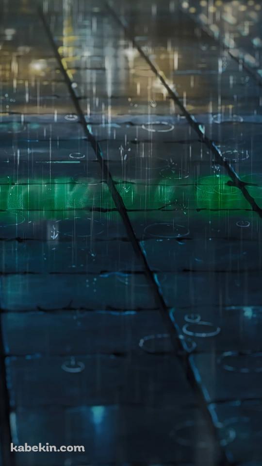 路面に降る雨のAndroidの壁紙(540px x 960px) スマホ用