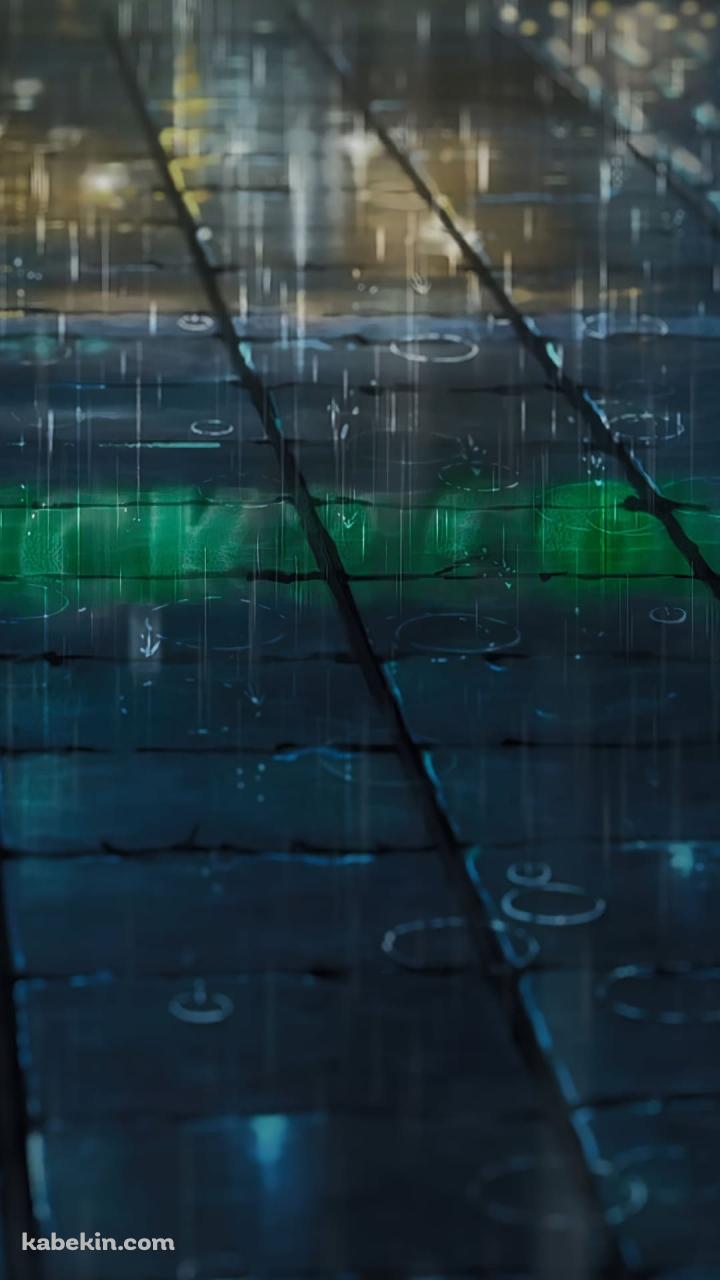 路面に降る雨のAndroidの壁紙(720px x 1280px) スマホ用