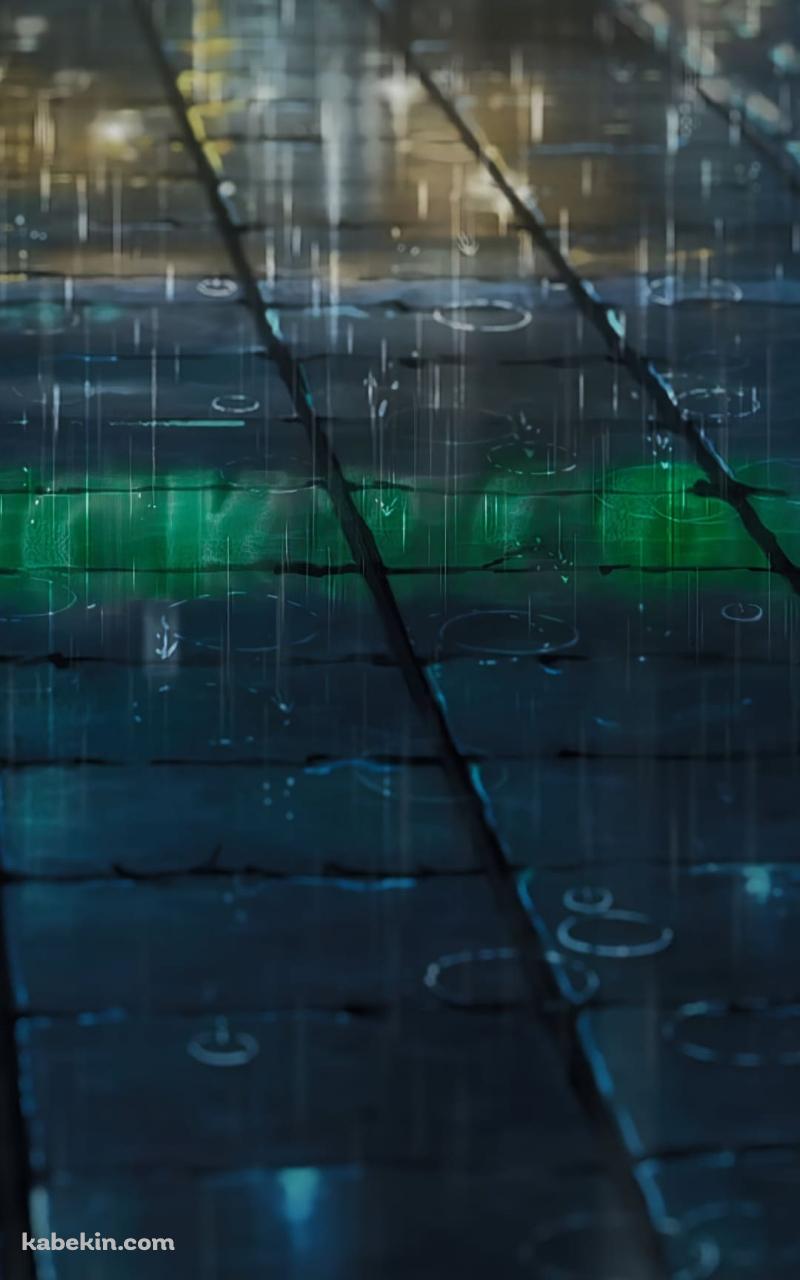路面に降る雨のAndroidの壁紙(800px x 1280px) スマホ用